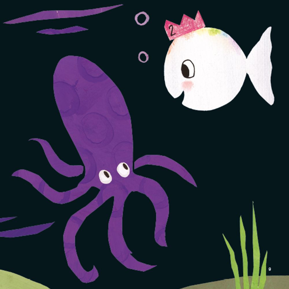 NANMEEBOOKS หนังสือ สุขสันต์วันเกิดจ้ะ (เรียนรู้เรื่องคำตรงข้าม) : ชุด ลูกปลาน้อยสีขาว นิทาน