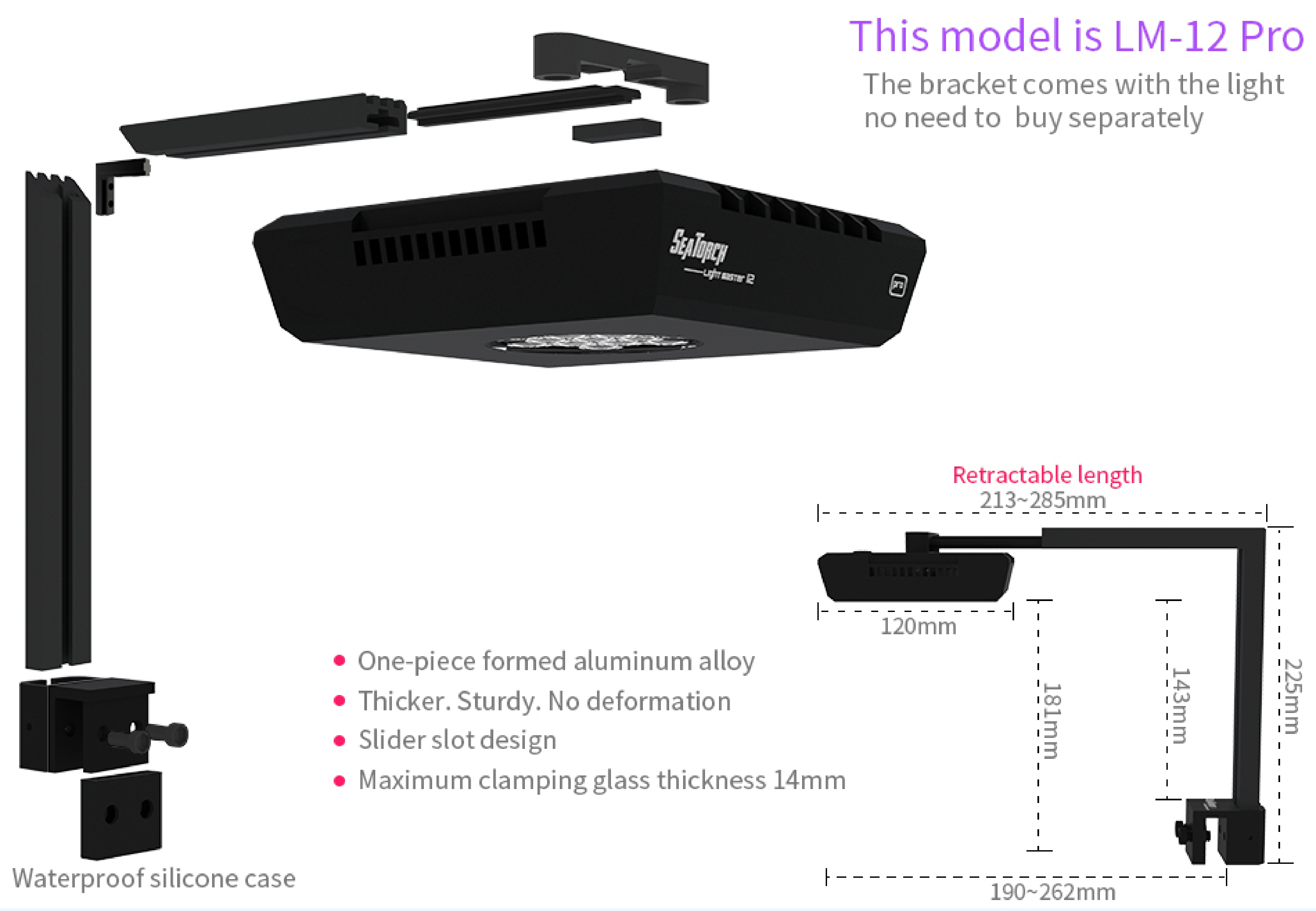 LM-12 Pro. 50 Watt + พร้อมขา