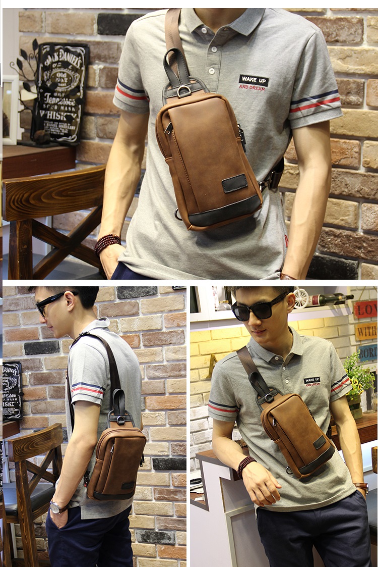 กระเป๋าคาดอกผู้ชาย รหัส B005