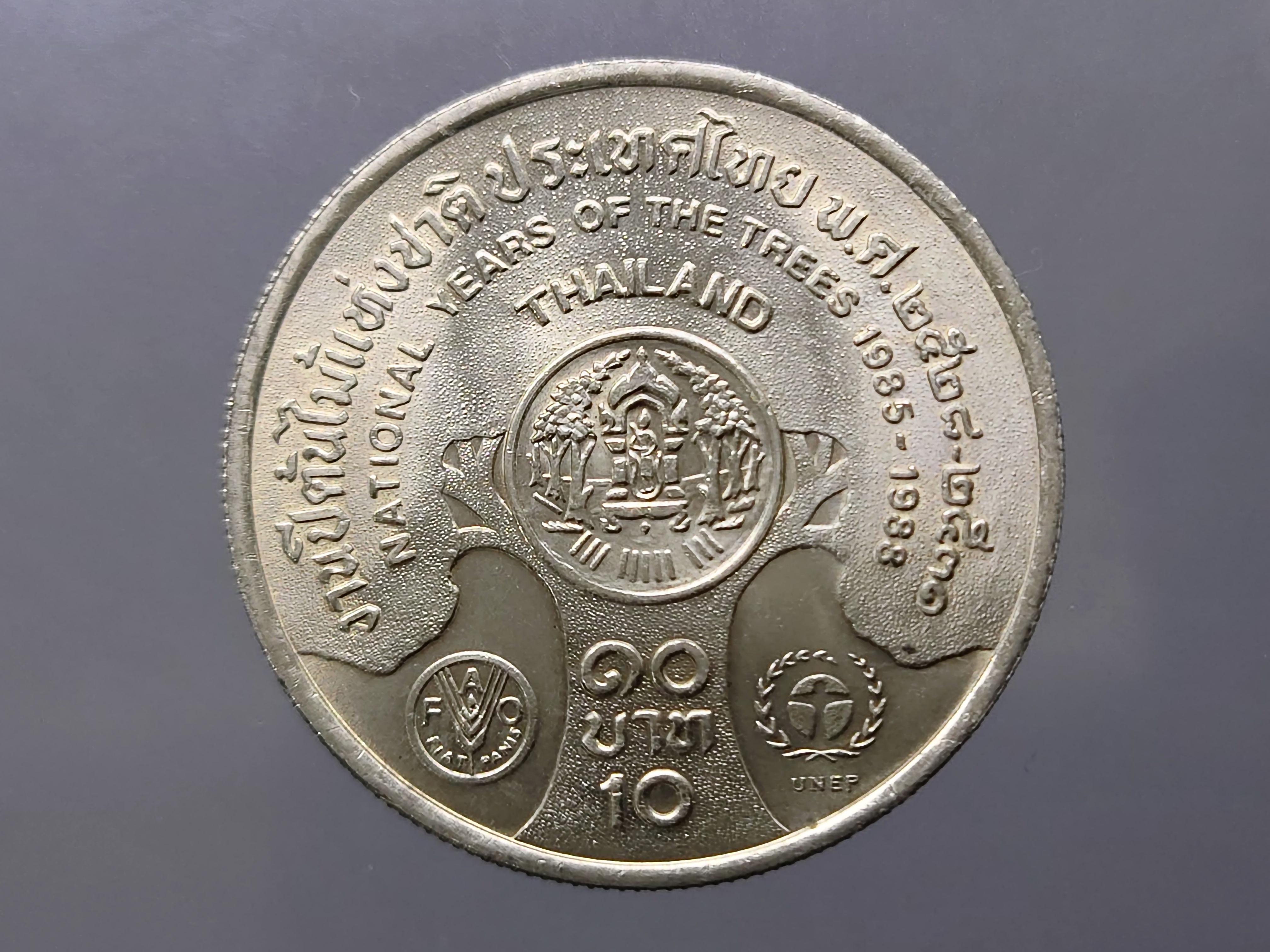 เหรียญ 10 บาท ปีต้นไม้แห่งชาติ ไม่ผ่านใช้