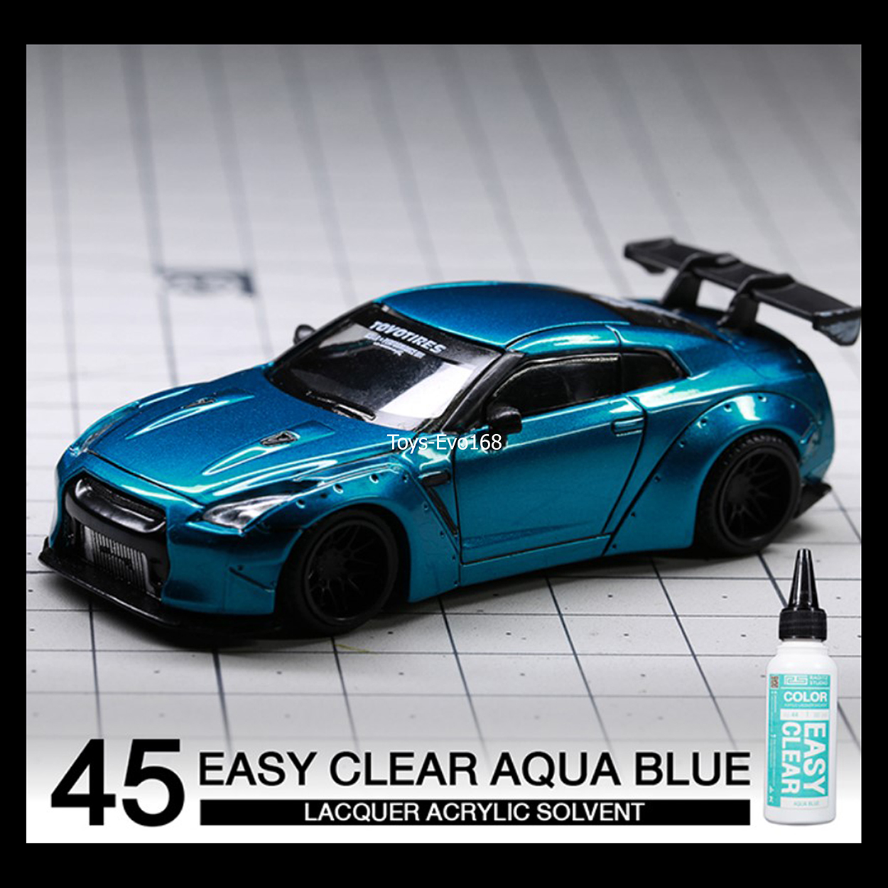 No. NO45 Easy Clear Aqua Blue