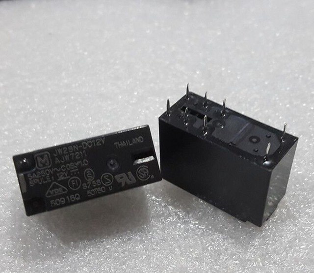 รีเลย์รุ่นJW2SN-DC12V,RELAY JW2SNDC12Vยี่ห้อPANASONIC/NAIS รีเลย์8ขา2CONTRACTราคาตัวละ