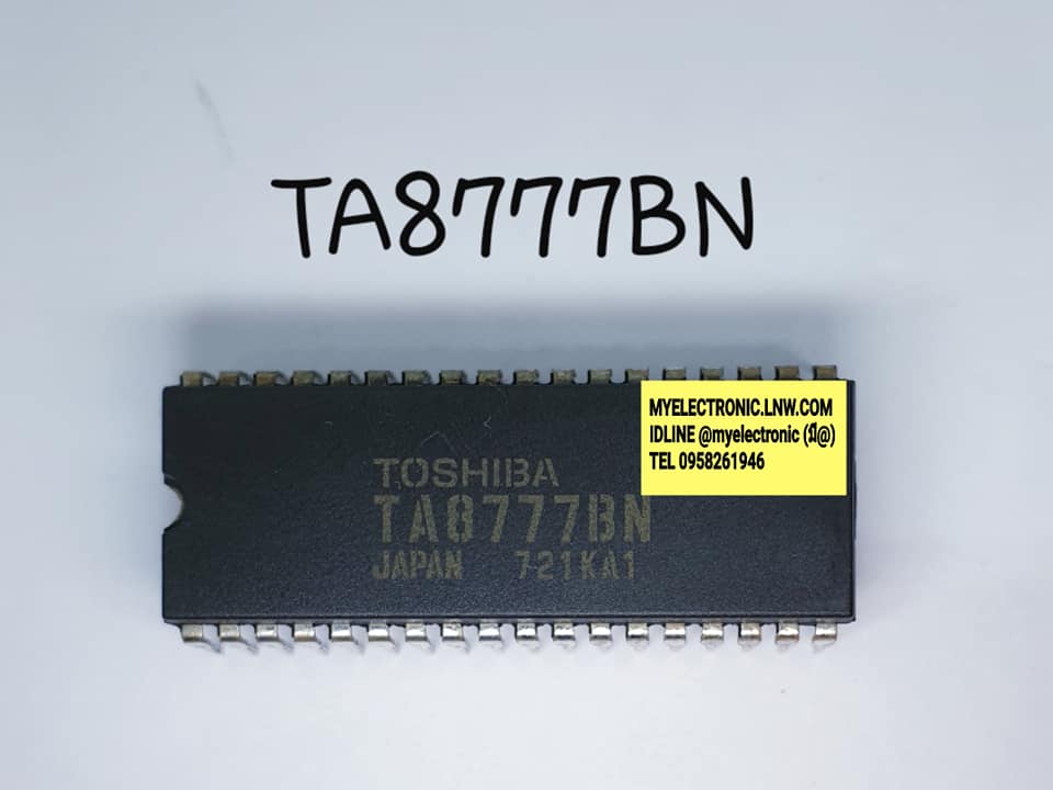 TA8777BNยี่ห้อTOSHIBAตัวถังDIP36ขาแคบราคาตัวละบาท
