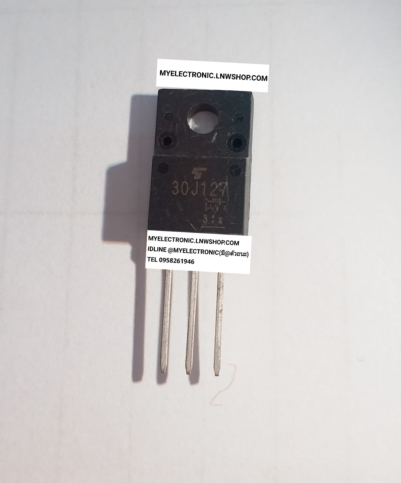 ขาย 30F124 ตัวถัง TO-220F ยี่ห้อ โตชิบ้า TOSHIBA ราคา ตัวละ หน่วย . . . . . บาท #30J127