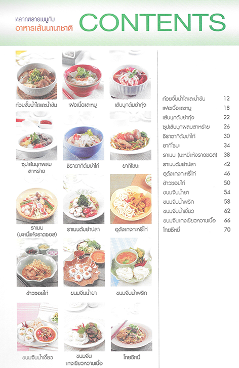 หลากหลายเมนูกับ อาหารเส้นนานาชาติ