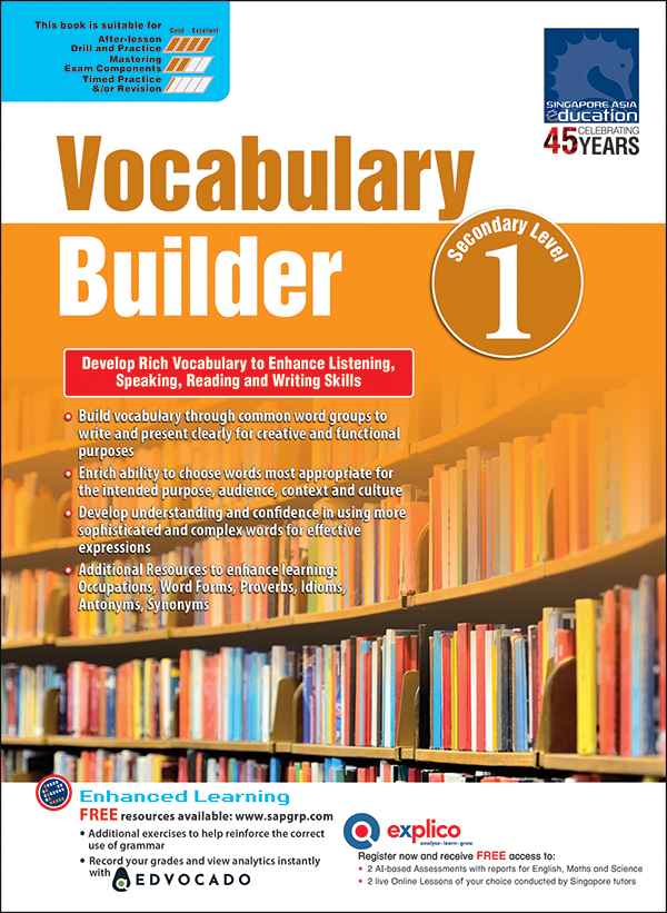 Vocabulary Builder Secondary Level 1