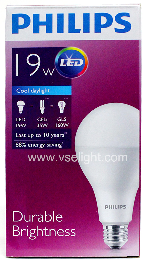 หลอด LED Bulb High lumen Philips 19W