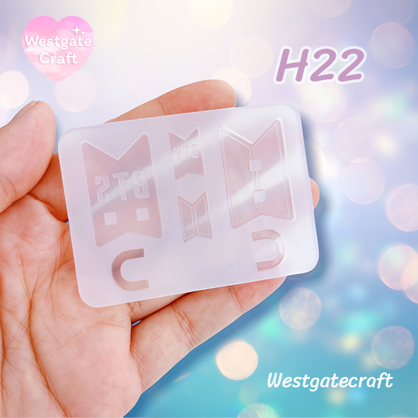 แม่พิมพ์ซิลิโคน H22 ตัวแขวน Logo Bts