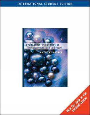 Probability and Statistics for Engineers and Scientists ISBN 9780495118633