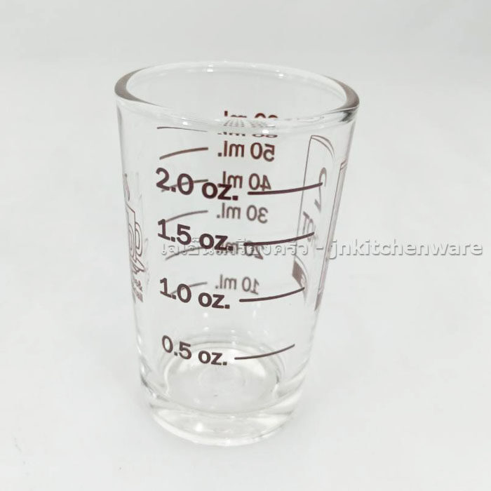 แก้ว 2 shot มีสเกล US (แพค 3ใบ)