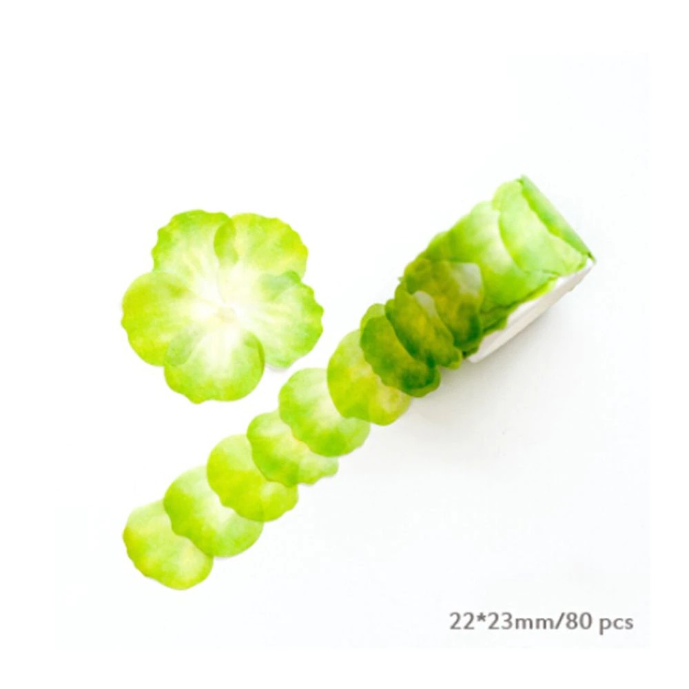 MUISUNGSHOP Washitape เทปลายดอกไม้ ตกแต่งการ์ด เทปการ์ตูน สำหรับตกแต่ง DIY มาส์กกิ้งเทป