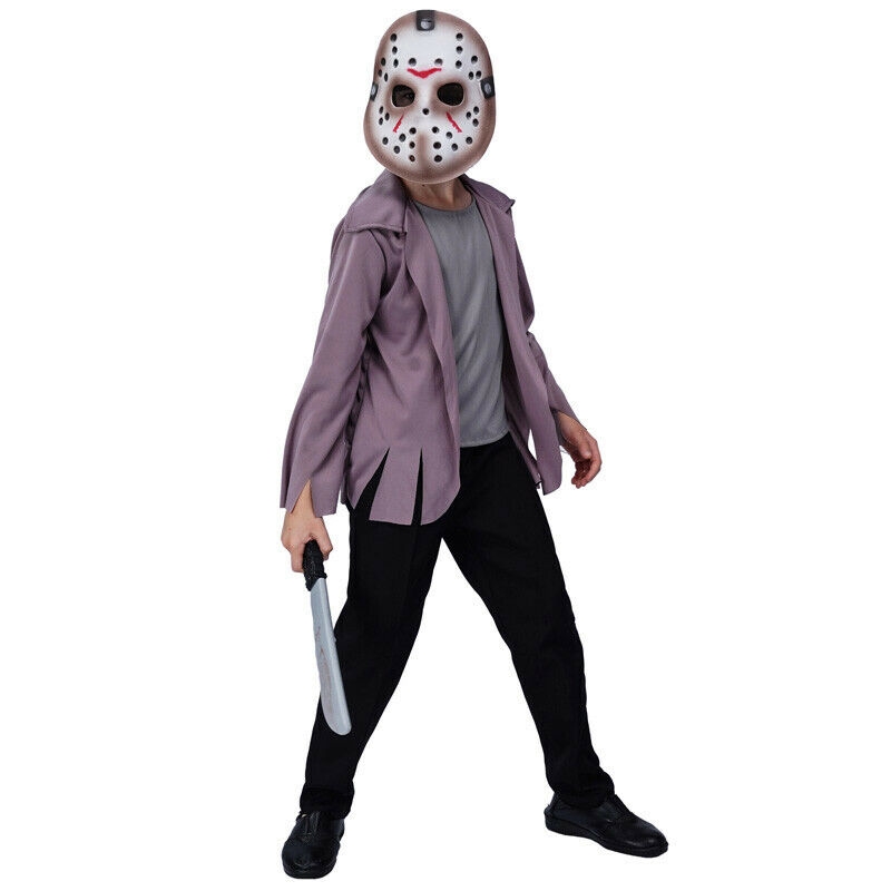 7C195 ชุดเด็ก ชุดเจสัน เจสัน วอร์ฮีส์ ศุกร์ 13 ฝันหวาน Jason Voorhees Friday the 13th Costumes