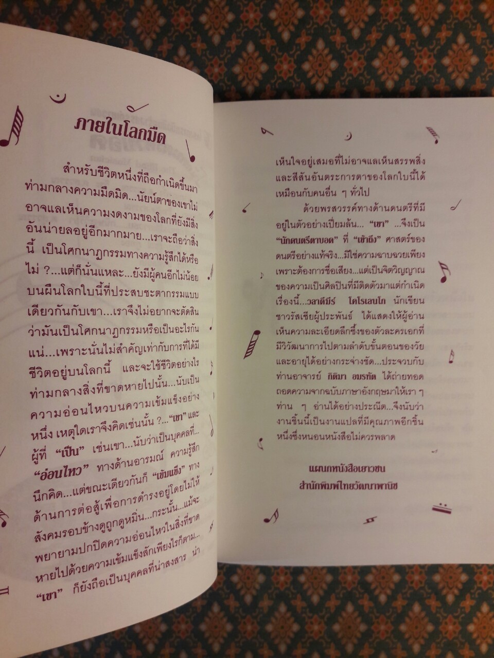 นักดนตรีตาบอด The Blind Musician