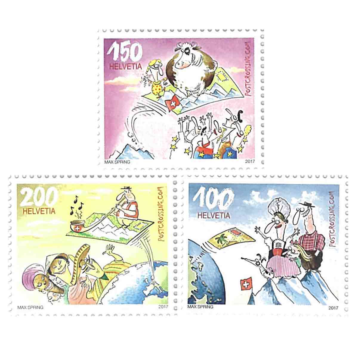 Switzerland Stamp, 2017 Postcrossing