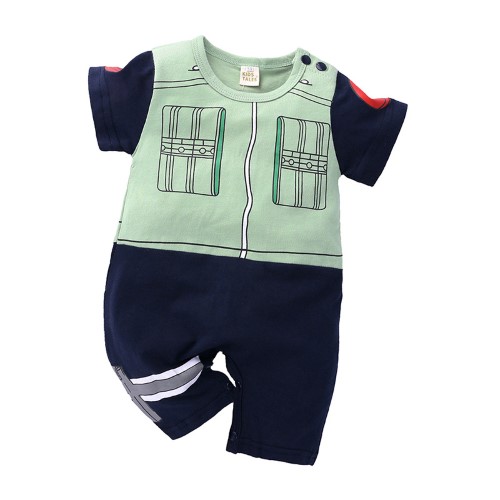 7C41 ชุดเด็กเล็ก ชุดคาคาชิ ชุดโจนิน ของขวัญเยี่ยมคลอด ชุดนารูโตะ Baby Kakashi Jonin Rank - Naruto