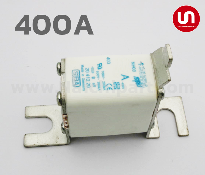 SIBA FUSE , 2041220.400 , 400A 690/700V NH00 DIN 80
