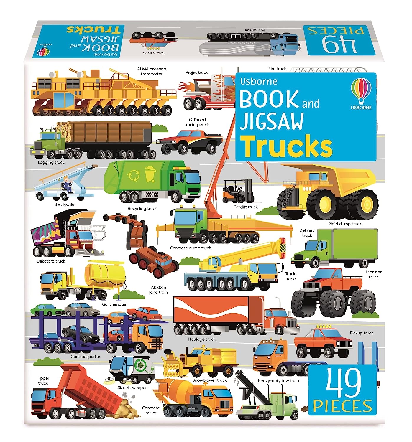 BOOK & JIGSAW: TRUCKS (49 CPS)