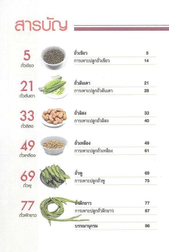 การปลูกและขยายพันธุ์ถั่วนานาชนิด