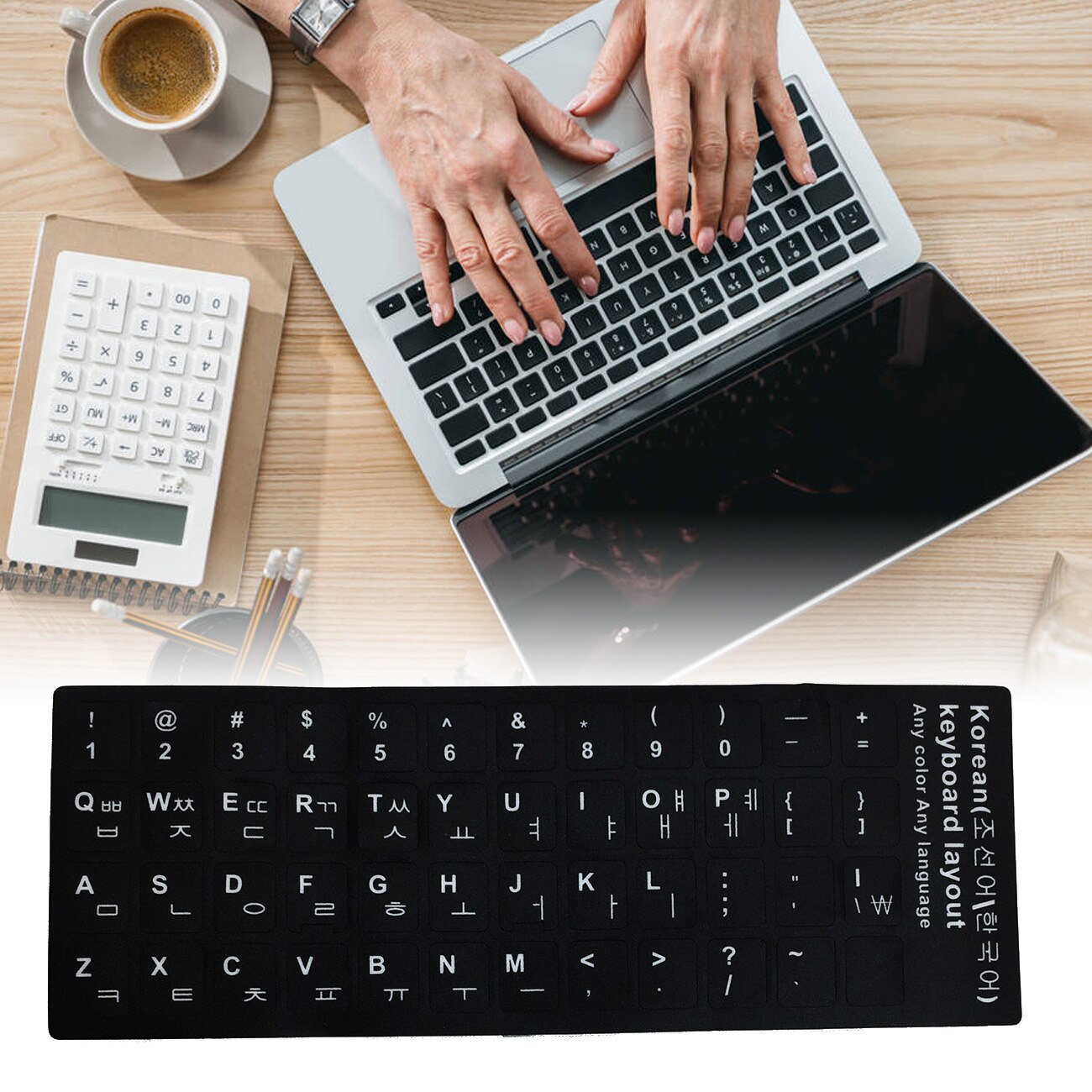 MUISUNGSHOP Thai Keyboard Sticker สติกเกอร์คีย์บอร์ดภาษาไทย สติกเกอร์แป้นพิมพ์