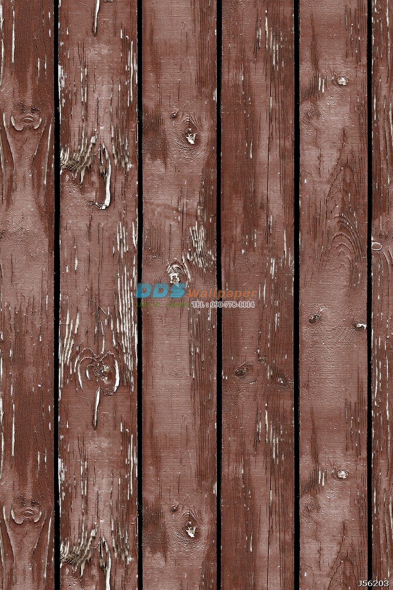 JLOT12-58 ลายแผ่นไม้เก่า สีน้ำตาล