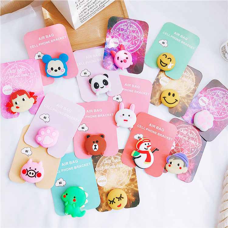 MUISUNGSHOP การ์ตูนติดหลังมือถือ ที่ติดโทรศัพท์ popsocket / popup /griptok ที่ติดหลังมือถือ ตัวติดหลังมือถือ
