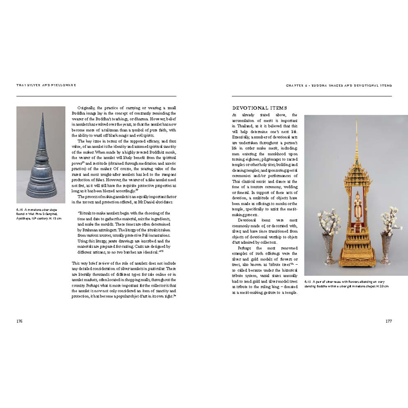 Riverbooks หนังสือประวัติศาสตร์ : Thai Silver and Nielloware