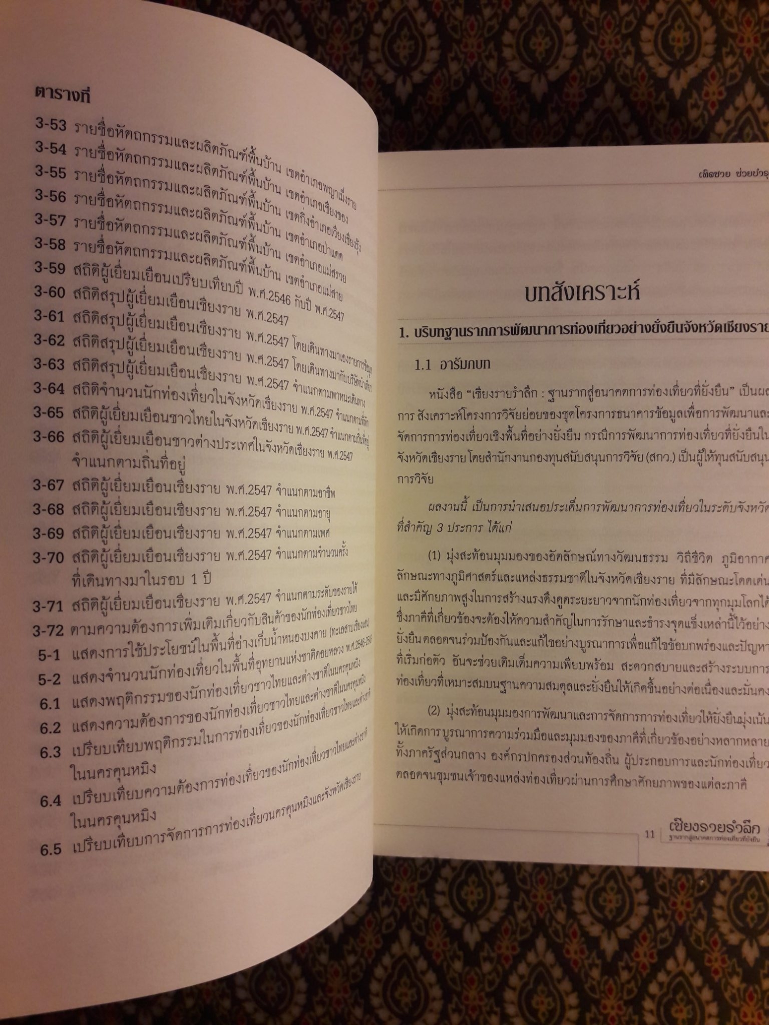 เชียงรายรำลึก ฐานรากสู่อนาคตการท่องเที่ยวที่ยั่งยืน “หนังสือห้องสมุด”