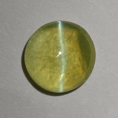 คริสโซเบริลตาแมวหรือไพฑูรย์ (Cat's eye Chrysoberyl) 1.48 กะรัต เนื้อใส จากศรีลังกา