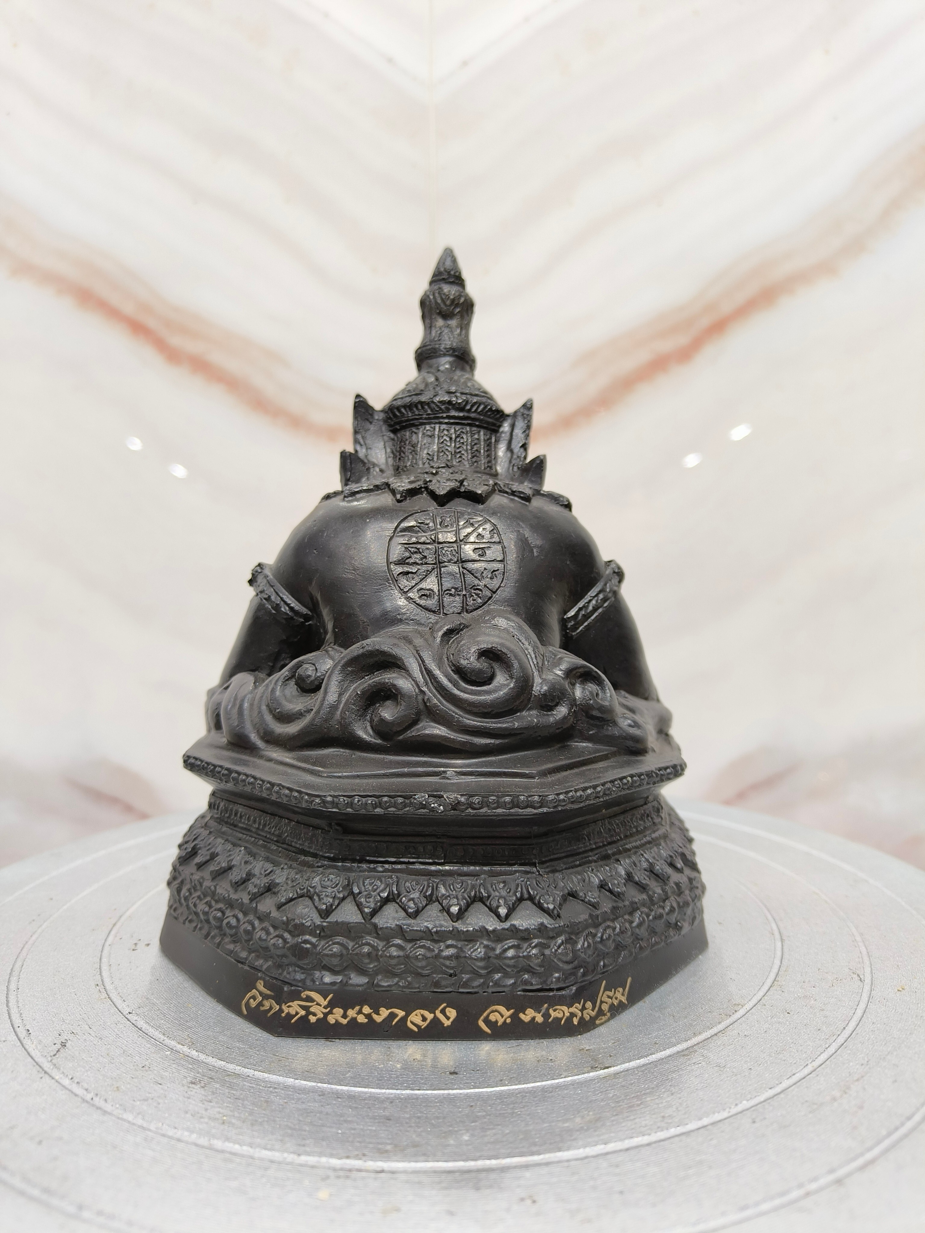 รูปหล่อ พระราหูอมจันทร์ หน้าตัก 5 นิ้ว วัดศรีษะทอง จ.นครปฐม