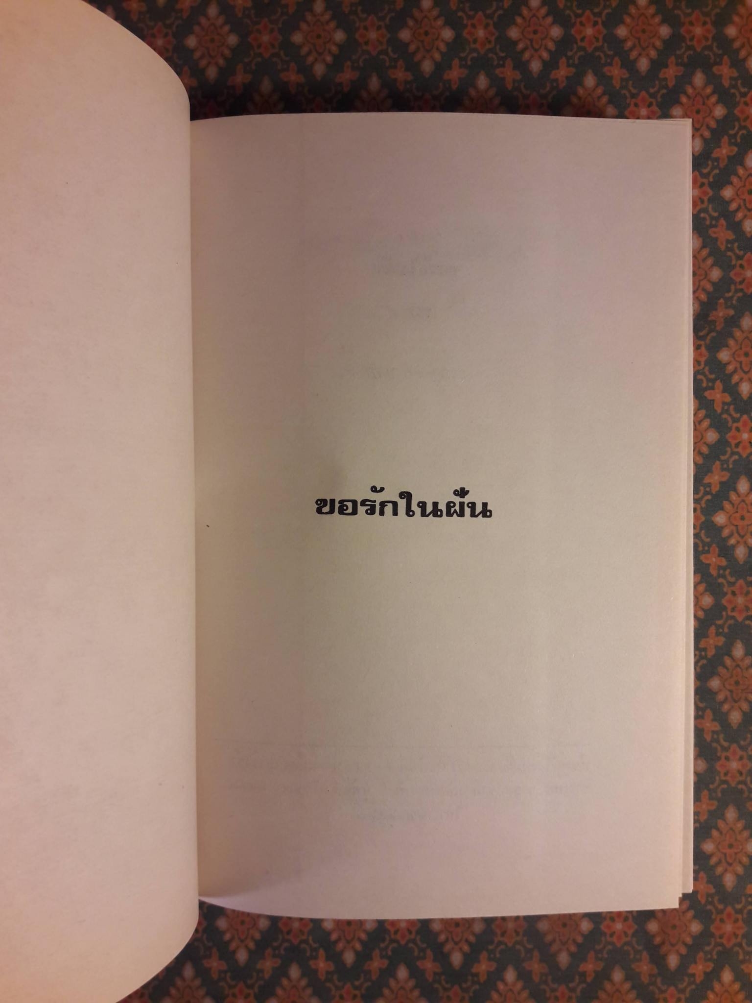 ขอรักในฝัน (2 เล่มจบ)