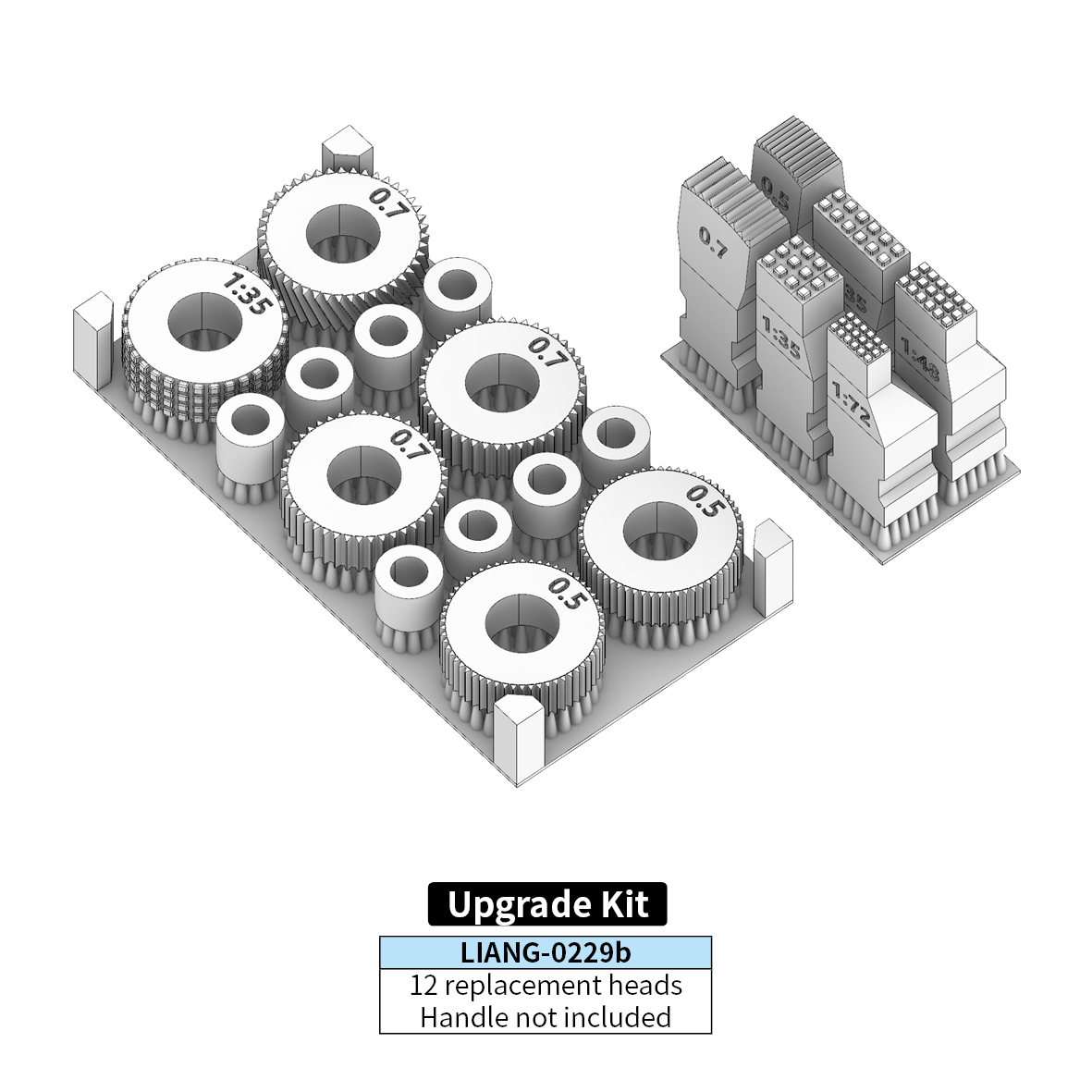 Tools for Zimmerit Coat - Upgrade Kit (LIANG-0229b)