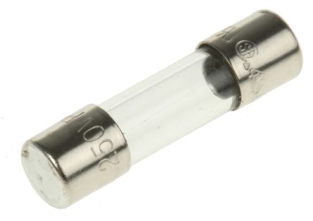 ฟิวส์หลอดแก้ว 0.125A 125mA 250Vac 5x20mm Fast Acting Bussmann | ฟิวส์ของแท้