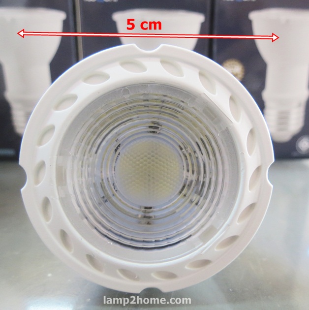 หลอดLED Hi-power ขั้ว E27 (220v 5w) แสงขาว/แสงเหลือง