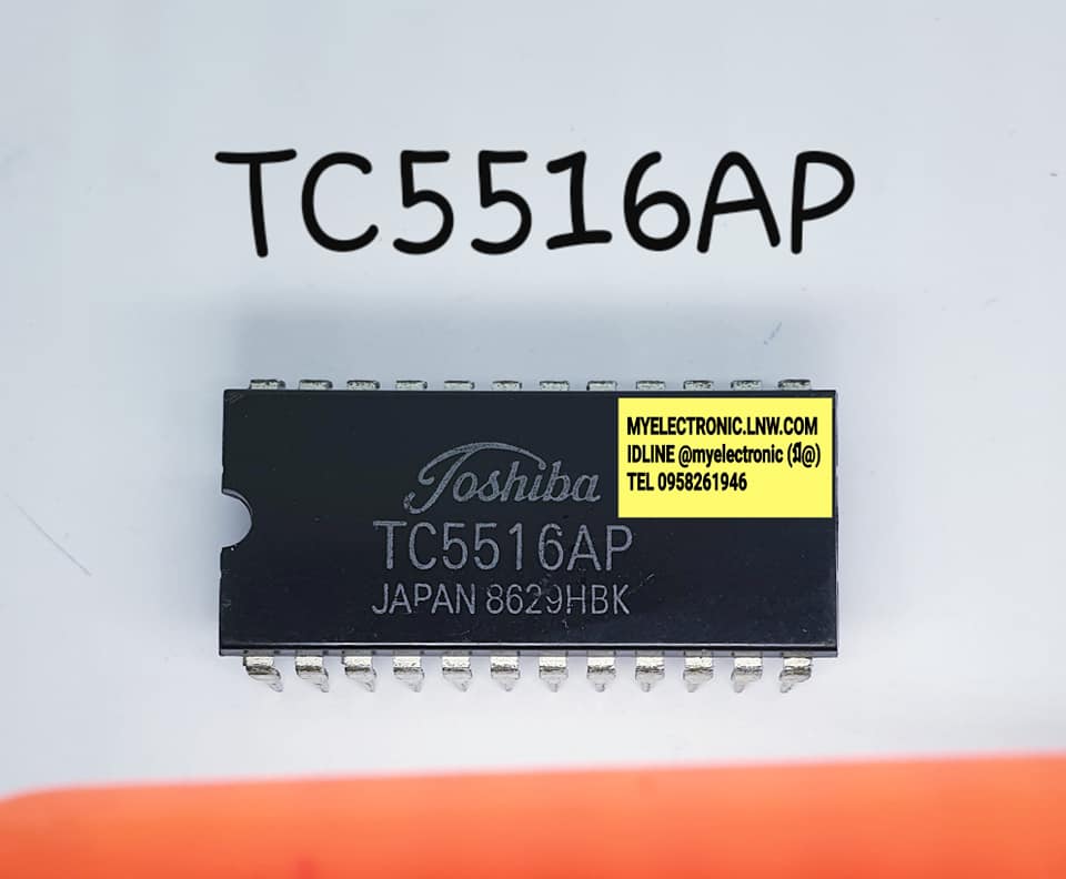 TC5516APยี่ห้อTOSHIBAตัวถังDIP24ขาแคบราคาตัวละ