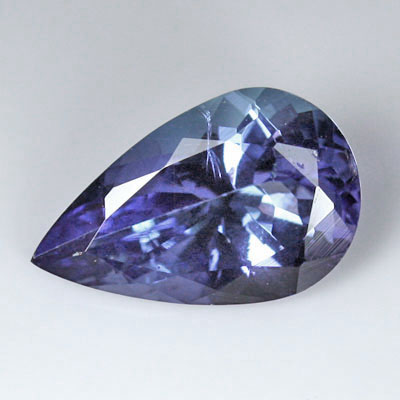 **ขายแล้ว** แทนซาไนท์ (Tanzanite) 1.45 กะรัต รูปร่างหยดน้ำ ไฟดี