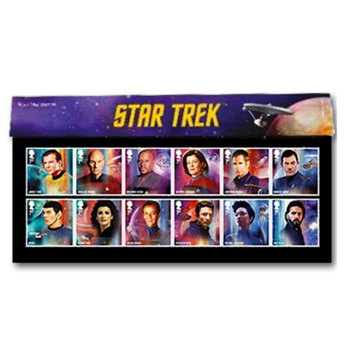 UK Stamp, 2020 Star Trek Pack สตาร์ เทรค