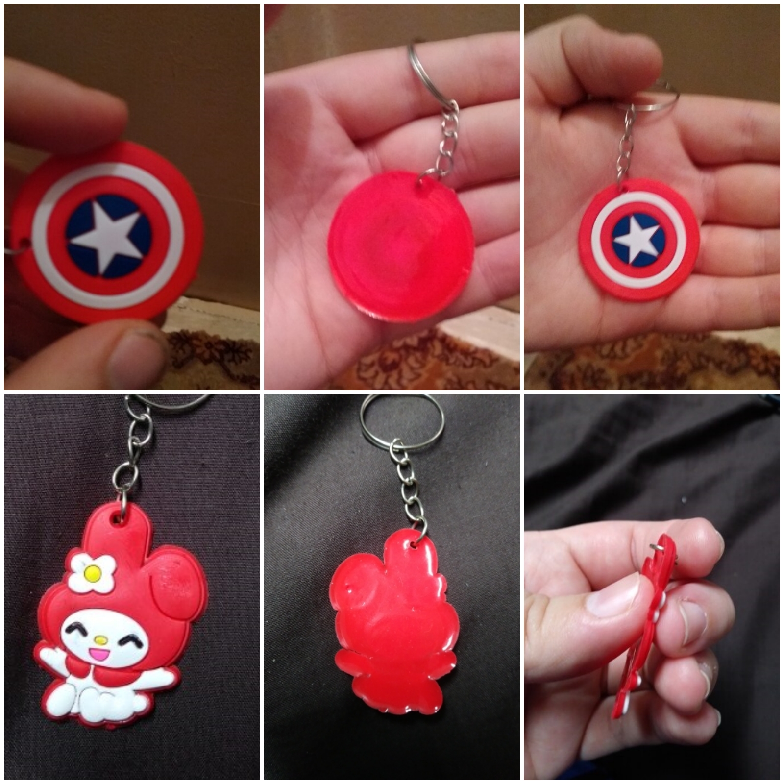 MUISUNGSHOP (10 ชิ้น) 29 บาท พวงกุญแจการ์ตูน