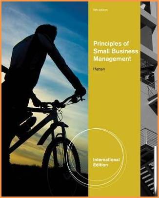 Principles of Small Business Management, International Edition, 5th Edition ISBN 9781111525224