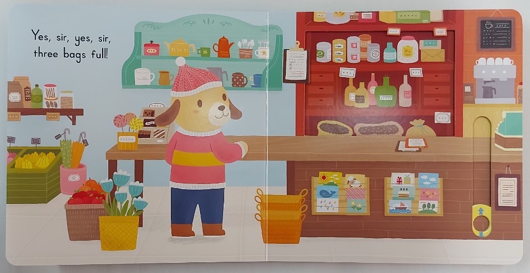 หนังสือภาษาอังกฤษสำหรับเด็ก Push Pull Slide Board Book ของสำนักพิมพ์ Nosy Crow ชุด Sing along with me