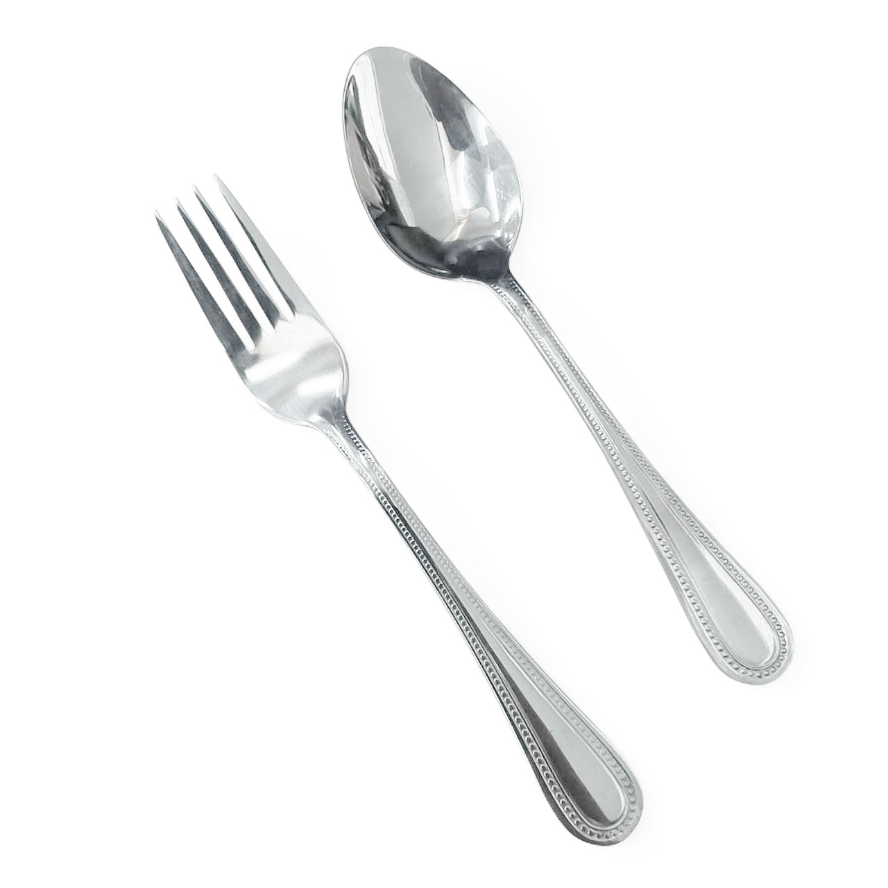 ช้อนส้อมลายไข่ปลา C-104 รุ่นหนา 1.5 มิล GOGO /แพค 6 คู่