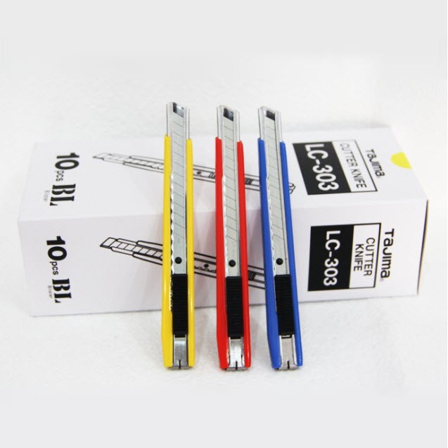 MUISUNGSHOP ** เคลียร์สต๊อก ** คัตเตอร์ มีดตัดกระดาษ ใบมีดกระดาษและสำนักงานมีด DIY Art LC303