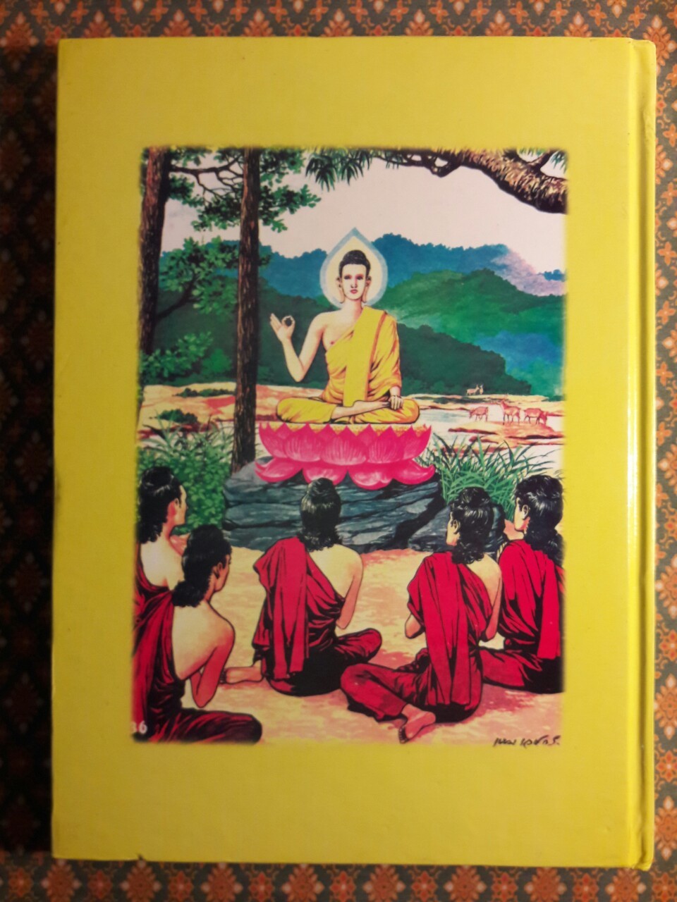 สมุดภาพพระพุทธประวัติ ฉบับอนุรักษ์ภาพเขียน ฝีมือ ครูเหม เวชกร จิตรกรเอก