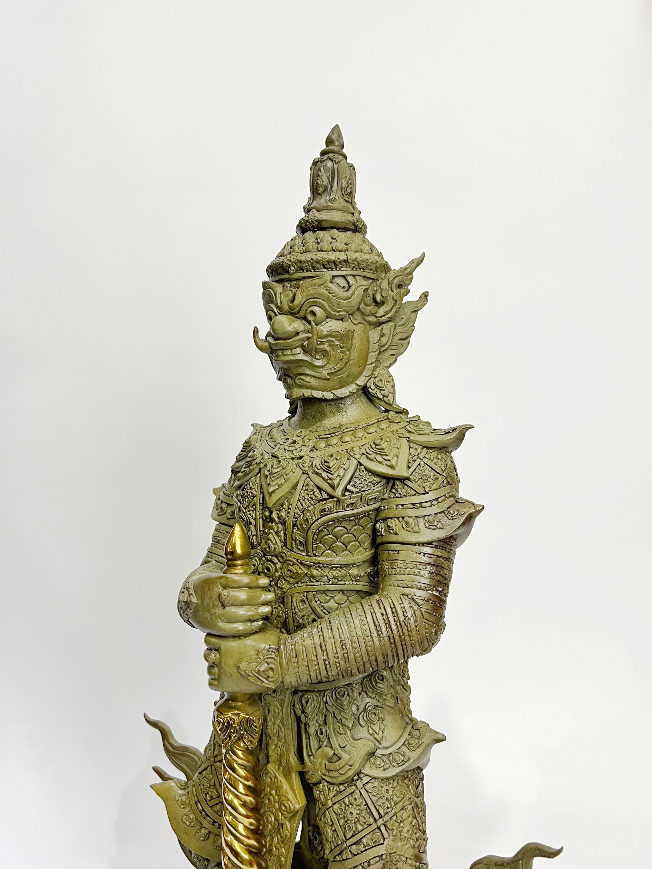 รูปหล่อ ท้าวเวสสุวรรณ ขนาดสูง 21 นิ้ว ท้าวเวสสุวรรโณ จตุมหาราชิกา รุ่น เจริญสุข (พุทธศิลป์) ปี 2563