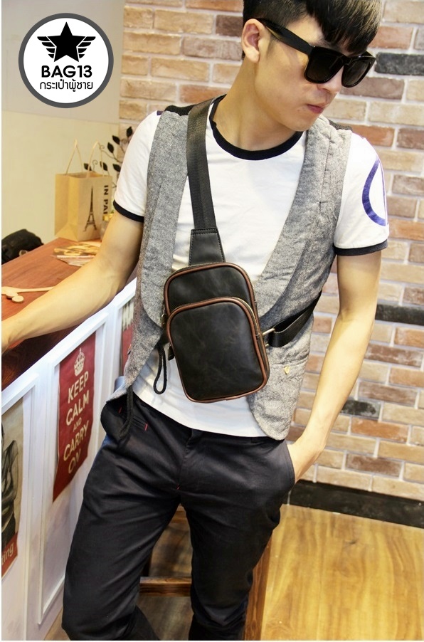 กระเป๋าคาดอกผู้ชาย รหัส B009