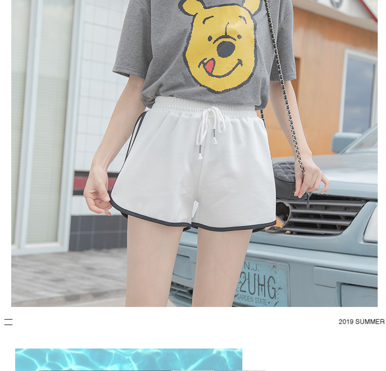 MUISUNGSHOP 🏃♀ กางเกงขาสั้น ผ้าใส่สบาย ขาสั้น สายฝอ SIZE S-L กางเกงขาสั้น เกงกางขาสั้นหญิง ทรง Sport 🏃♀