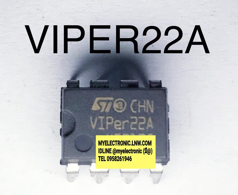 ขาย VIPER22Aยี่ห้อSTตัวถังDIP8ขา ราคาตัวละ บาท มีหน้าร้านอยู่บ้านหม้อ กรุงเทพ ส่งของเร็ว มาซื้อหน้าร้านได้ สั่งปุ๊บส่งปั๊บ