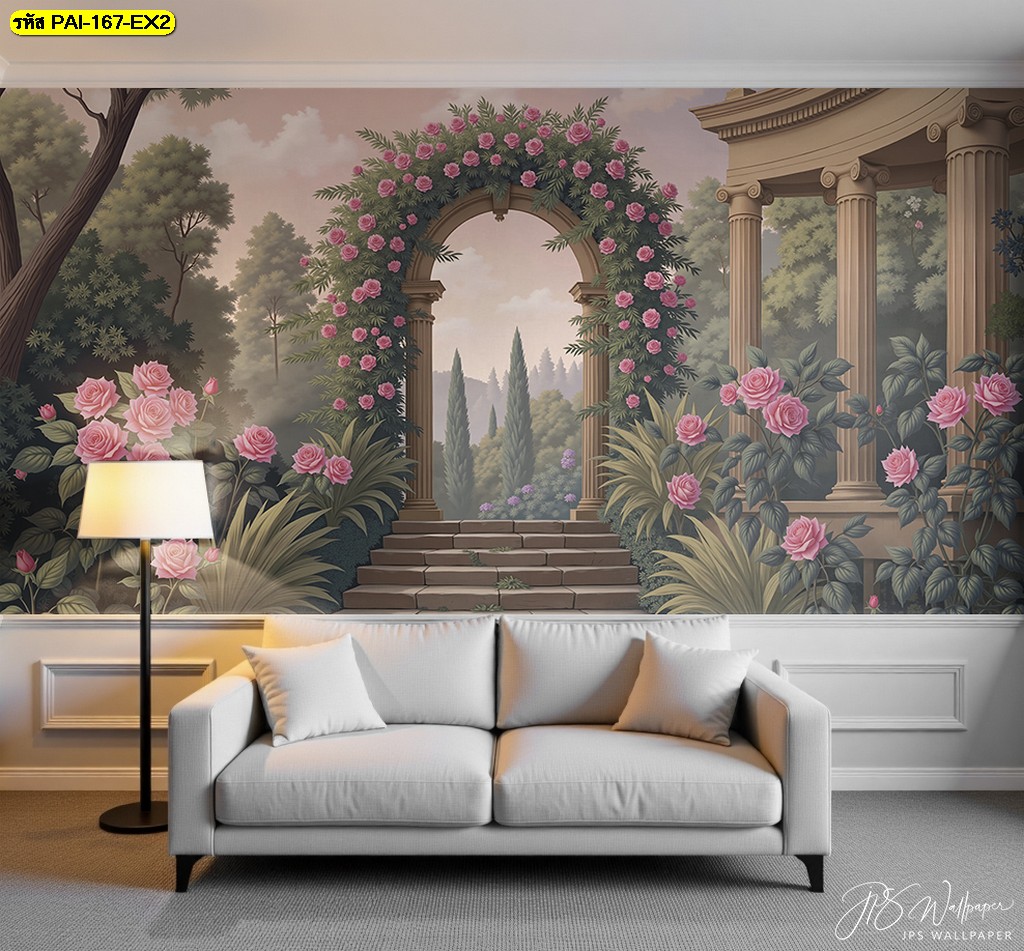 วอลเปเปอร์ลายสวนป่ายุโรป เติมเสน่ห์ห้องให้น่าหลงใหล