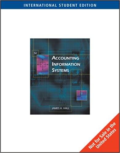 Accounting Information Systems (AISE) ISBN 9780324375060