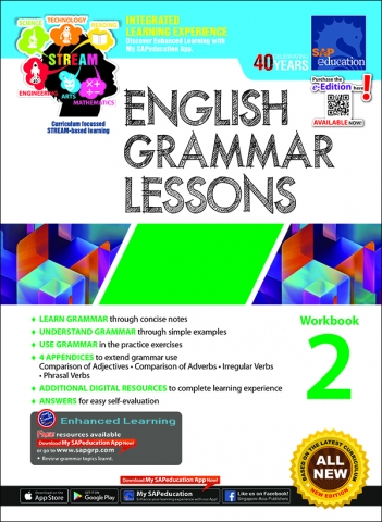 แบบฝึกหัดภาษาอังกฤษ Grammar ป.2 English Grammar Lessons Workbook 2