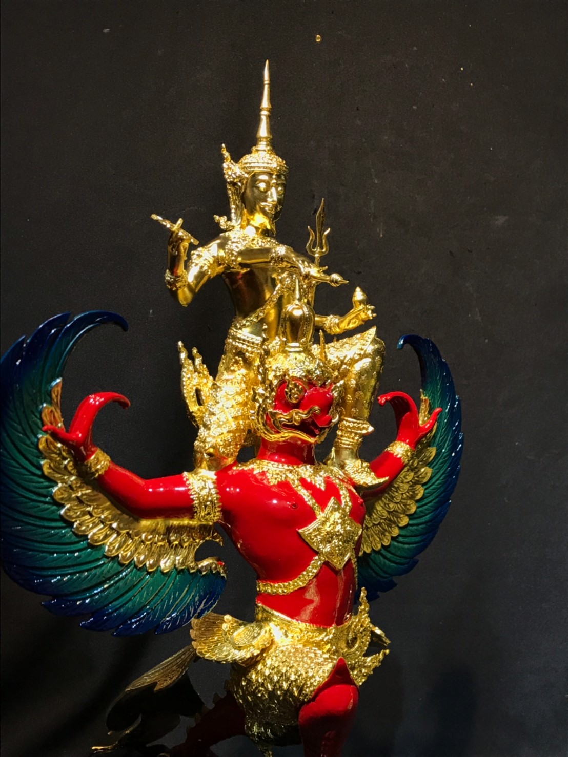 เทวรูป พระนารายณ์ทรงครุฑ หน้าตัก 9 นิ้ว